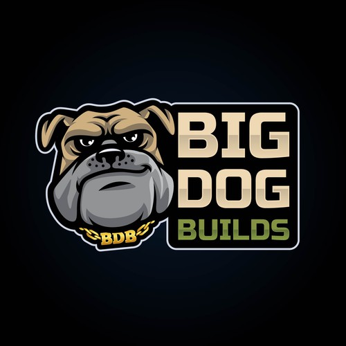 Big Dog Builds Logo Design by Rozart ®