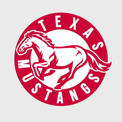 Diseño de Texas Mustangs de ctrw