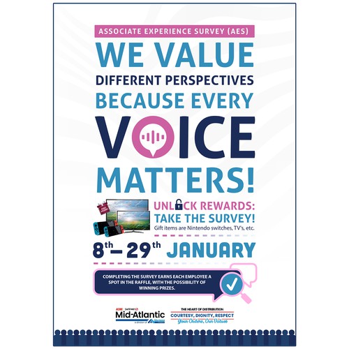 Acme Survey Need 100% Participation Design by Dedi Funda