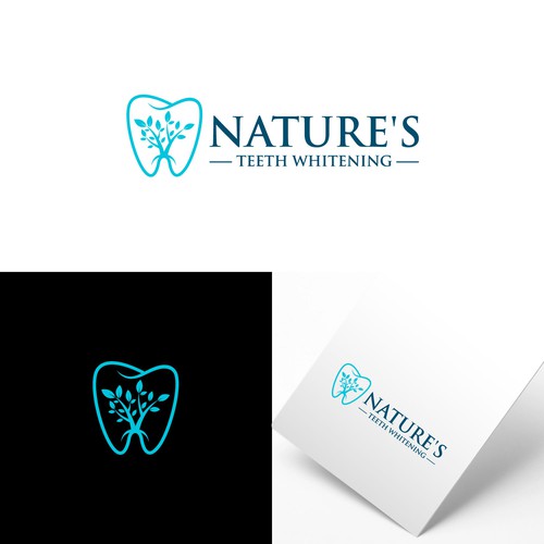 Nature's Teeth Whitening - Needs a Natural Company Logo Design by Web Hub Solution