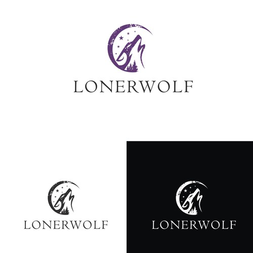 Wolf Sun/Moon Logo For Spiritual Website Design by MagesticD