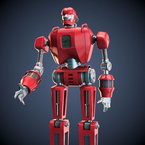 Computer modeled (CG) evil robot illustration Design von ZHT