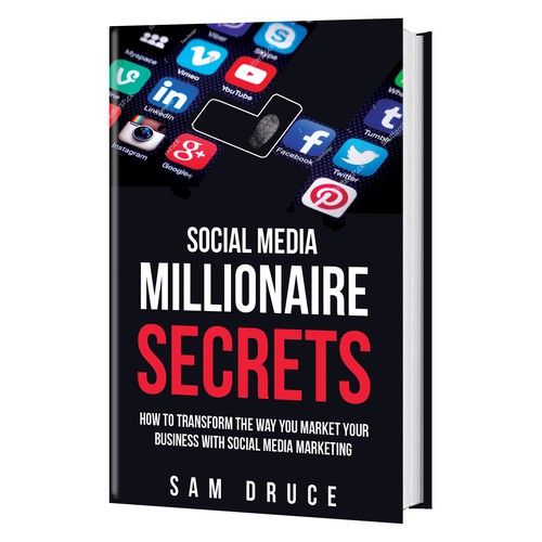 Design A Social Media Marketing Book Cover Being Sent to 500,000 in 10 days! Design by Lizaa