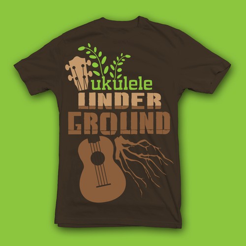 T-Shirt Design for the New Generation of Ukulele Players デザイン by justshandi