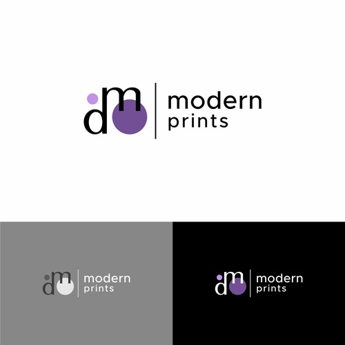 Modern Prints Logo Design by MisterR