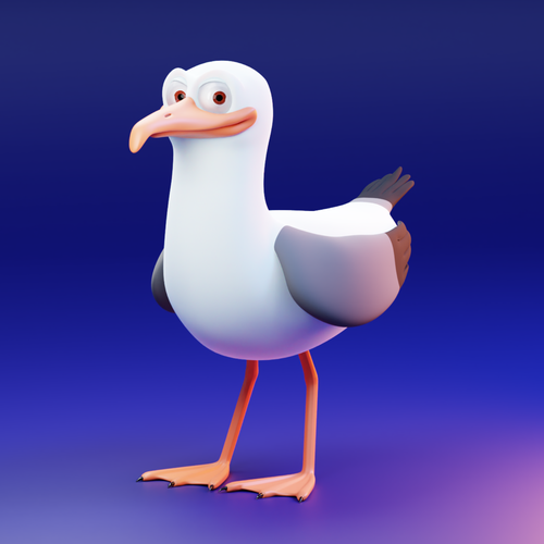 We need a Seagull mascot Design réalisé par psthome