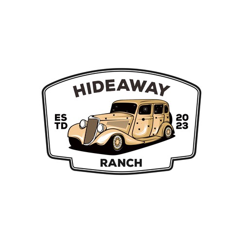 Bonnie and Clyde* Hideaway Ranch Logo/Brand design! Design by Fast Studio⚡