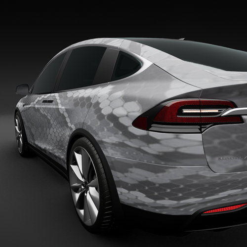 Tesla Model X Design by TANSA ART