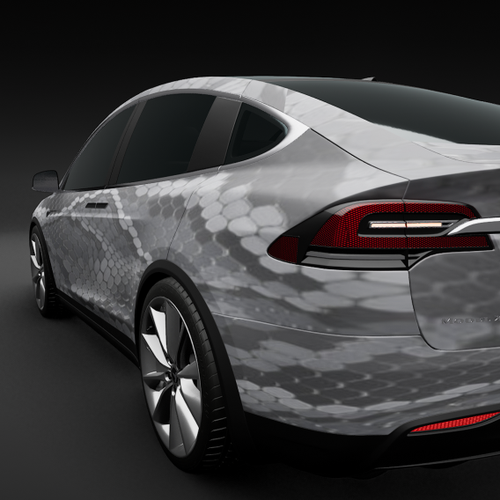 Tesla Model X Design por TANSA ART