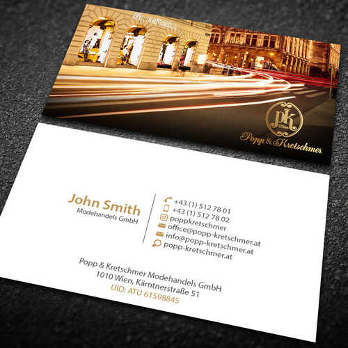 fashion business cards