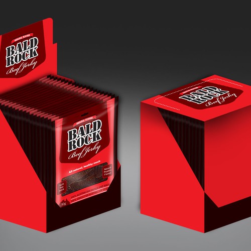 Beef Jerky Packaging/Label Design Réalisé par Rumon79