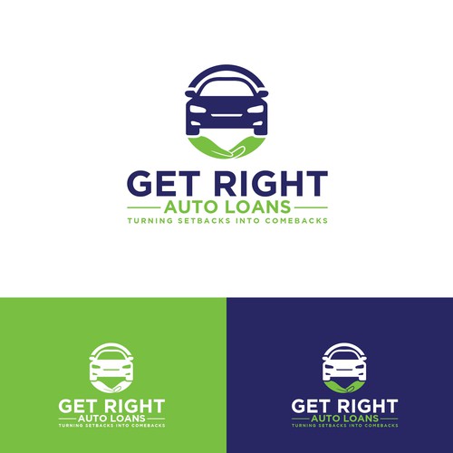 Get Right Auto Loans Logo Design by Herii1