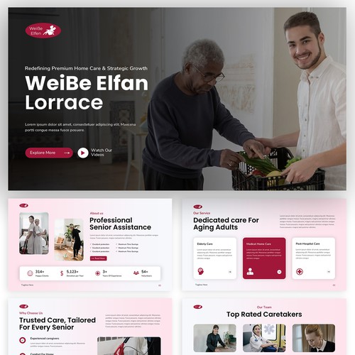 PowerPoint template contest entry by MH.