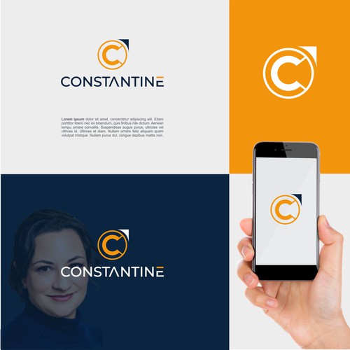 Constantine Logo Design by Maia.Designer