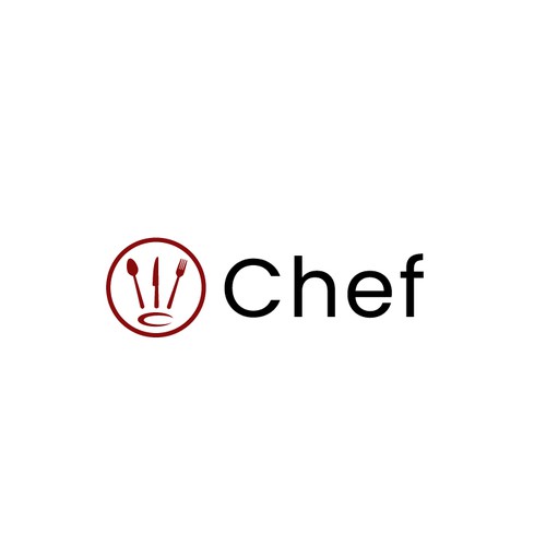 "CHEF": Food & Cooking Social Media Logo Design by playflowstudio
