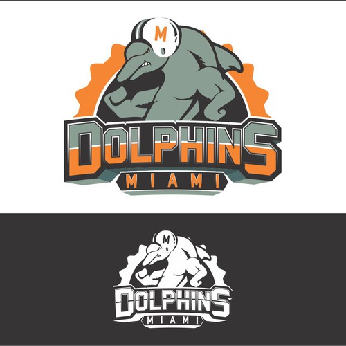 99designs community contest: Help the Miami Dolphins NFL team re-design its logo! Design réalisé par G85