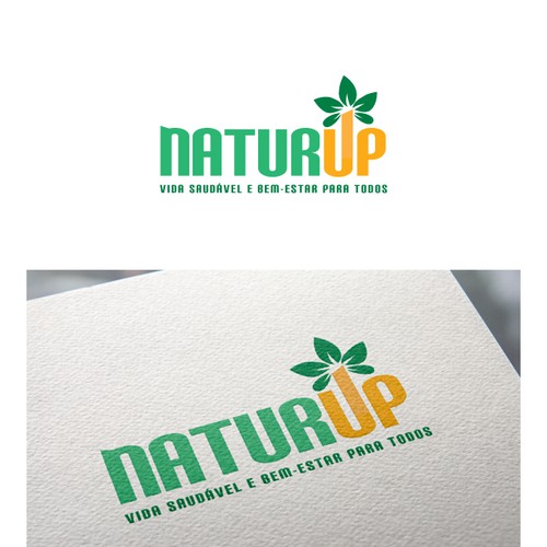 Natur Up - Nova loja de produtos naturais Design by Anna :-)