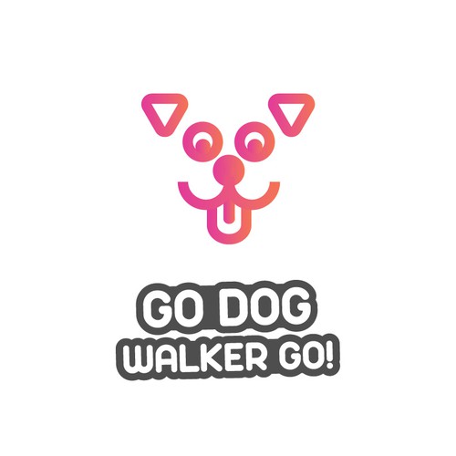 Design Need fun logo for GO! DOG WALKER GO!  Dog Walking Service por CeddyLe