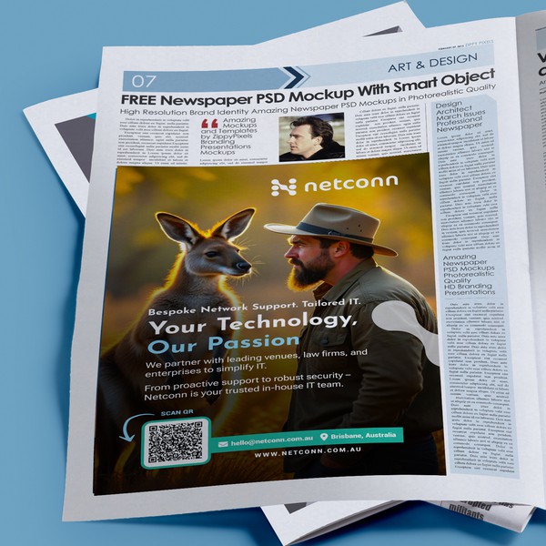 Quarter-Page Magazine Ad for Wildlife Gala Sponsorship