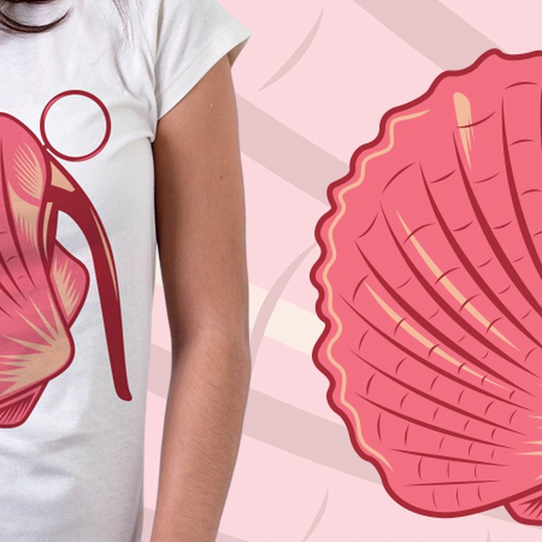 Bomb'shell' t-shirt design