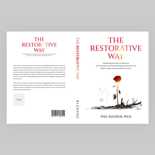 Design a book cover for a book about restorative communication Design by Shreya007⭐