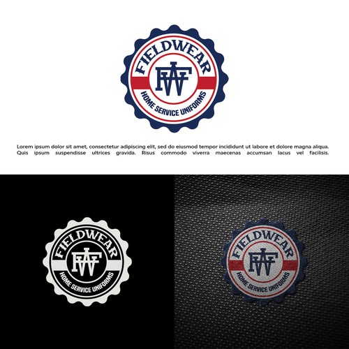 Logo for home service uniform company Diseño de Arif Huda Ir