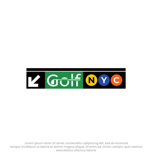 Design a Logo for a nyc Golf course mansgement company use color black/NYC theme Design by Rekker