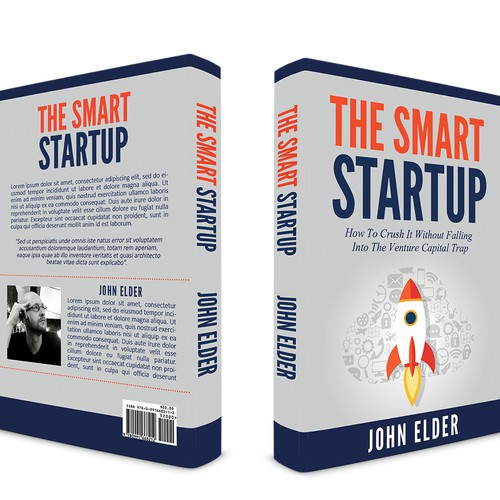 Book cover for my new book: "The Smart Startup" Design by Mila.
