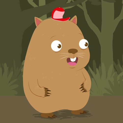 Create iconic, recognizable Wombat characters for gamer audience Design by Katonaqhari