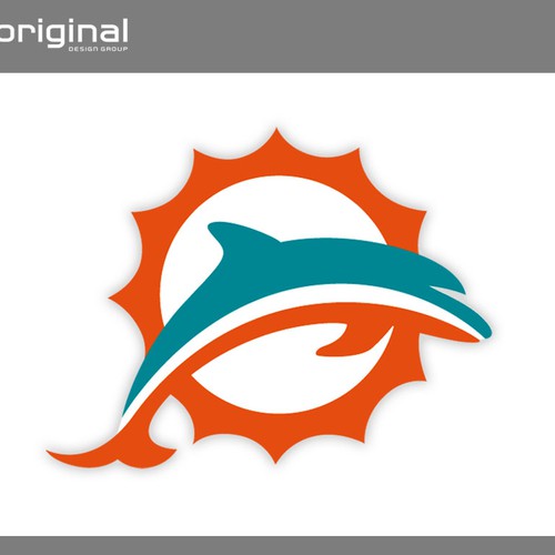 99designs community contest: Help the Miami Dolphins NFL team re-design its logo! Design por tmcd