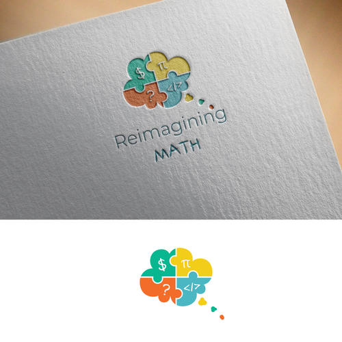 Reimagining Math Logo Design Design by Catarina Terra