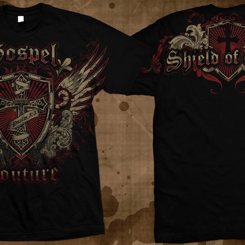 New t-shirt design wanted for GOSPEL couture Design by BIOhazard!™