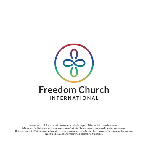 Freedom Church Logo Design Design by Fiore del Dragone