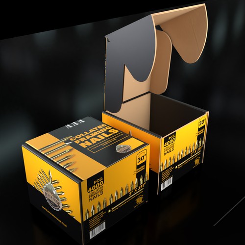 Dare to Impress: Design a Modern and Sleek Nail Box Packaging Design by ANGEL PackLab