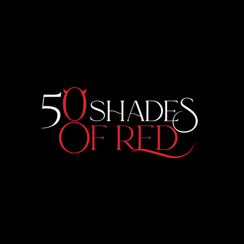 Logo for "50 Shades of Red" themed party Design by rulasic