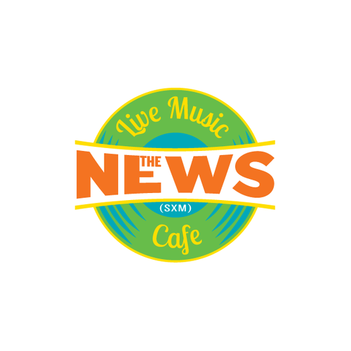 the news music cafe sxm, REVAMP the old logo add live (as in live music). keep it simple . -ontwerp door BeaneDesign