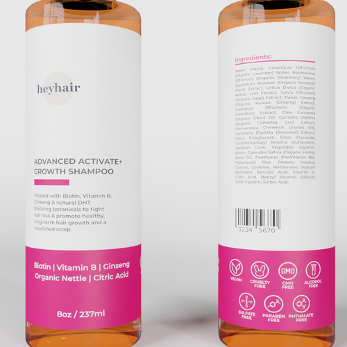 Minimalistic Package Branding Design for a Cosmetic Hair Care Line - ONE PRODUCT Design by babibola