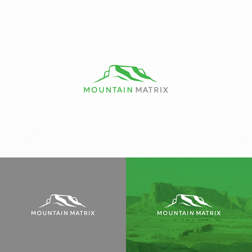 Mountain Matrix Logo Design by Nowshad Art