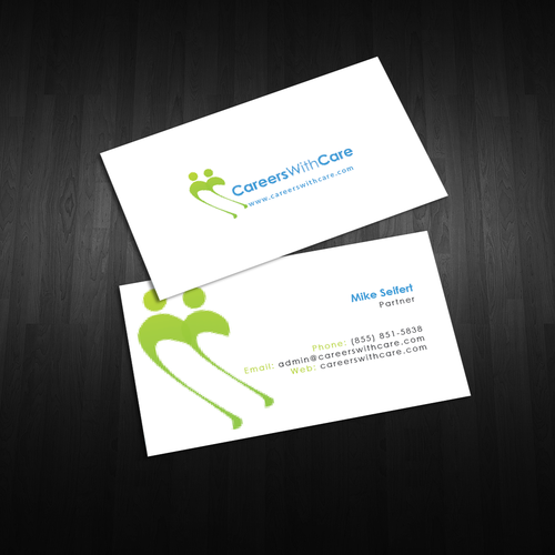 Hire Me business cards Diseño de An'