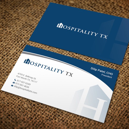 Design Business Card for a Hotel Development Company! Design by Florin Ralea