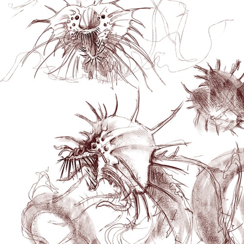 Design a Vicious Monster Plant for a Comic Book Design by Wfemme