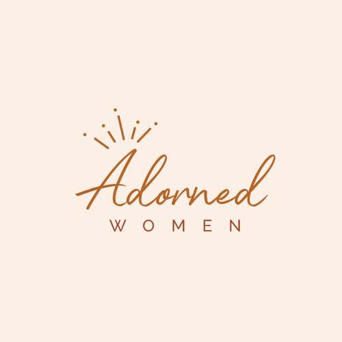 A feminine logo for a women's ministry that incorporates a crown. Design by wahwaheng