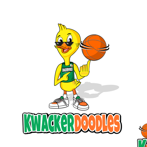 Duck Cartoon LOGO Design by LogoLab77