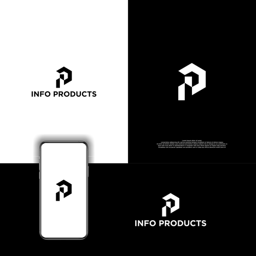 InfoProducts.com - Logo & Branding Design by L A T O