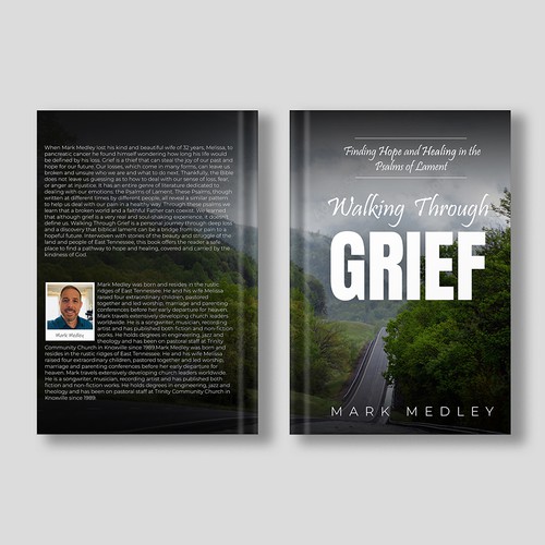 Book Cover: "Walking Through Grief" Guaranteed Winner! Design by H.Khush