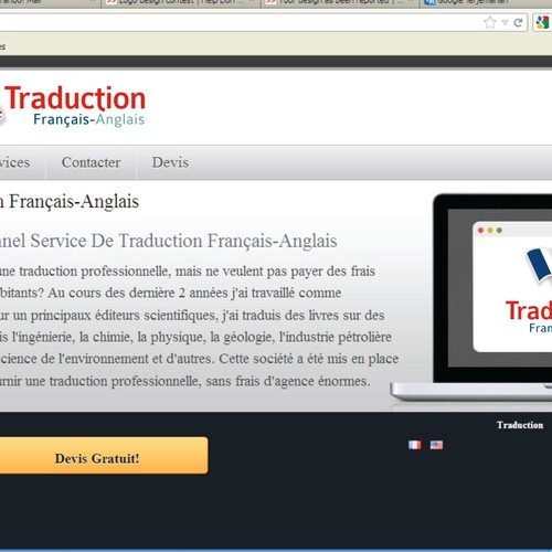 Traduction Francais Anglais Needs A New Logo Logo Design Contest 99designs