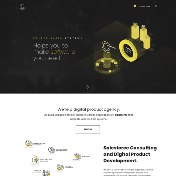 Webdesign for a B2B