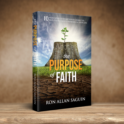 Cover for the book of the decade on faith and purpose Design by 4j 8tang