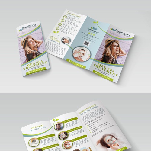 Fairbanks Med Spa Brochure Design by creatsoul