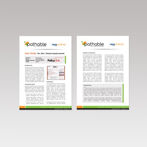 Case Study Template in MS Word Design by Joemar Concepts